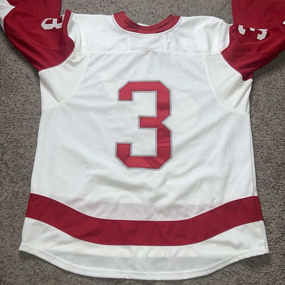 NEW adidas Men's 52 Detroit Red Wings Away PRIMEGREEN Authentic Jersey #3 - Picture 7 of 7